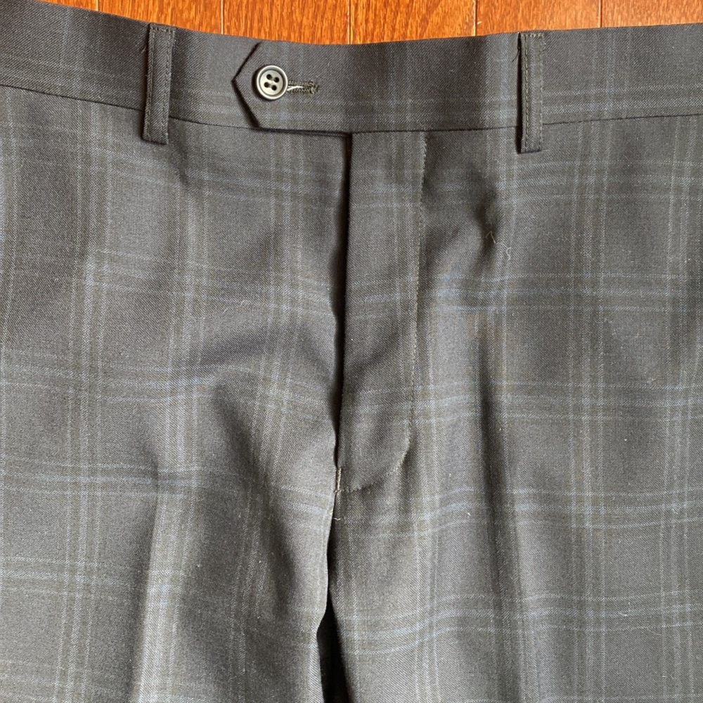 Zanetti Blue Window Pane Suit - Picture 10 of 16